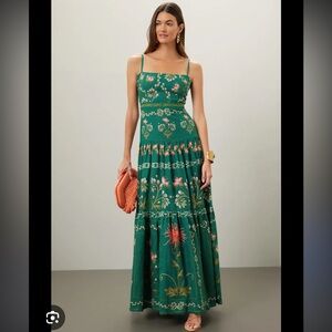 Agua by Agua Bendita Esmeralda Lima Maxi Dress